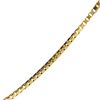 Image 1 : Box Chain 14k Gold Necklace - 30 in.