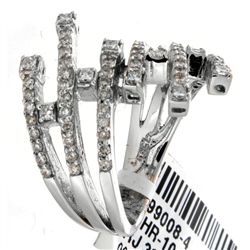 18K White Gold 0.78ctw Diamond Ring