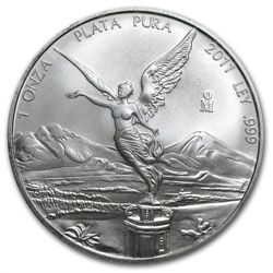 2011 1 oz Silver Mexican Libertad (Brilliant Uncirculat