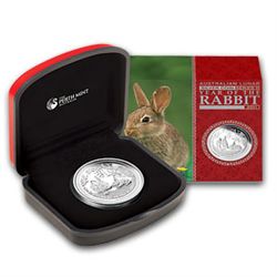 2011 Year of the Rabbit 1oz Proof Silver Coin (Series I