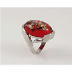 Retro Vintage Boro Semi Precious Mens Ring