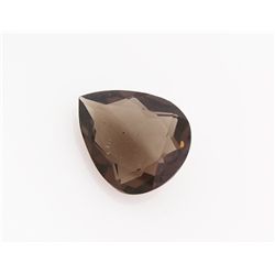 Smoky Topaz Loose Gemstone Pear Cut 12.35 ct