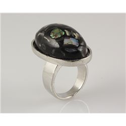 Retro Vintage Boro Semi Precious Mens Ring