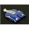 Image 2 : Genuine 29.00ctw Blue Elephant Jade Pendant