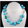 Image 1 : Big Bold Statement Turquoise Necklace