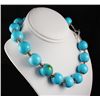 Image 2 : Big Bold Statement Turquoise Necklace
