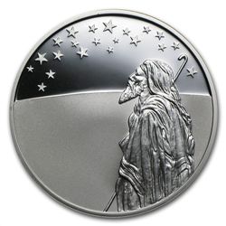 1999 Israel Stars/ Holy Land Proof Silver 2 NIS Coin