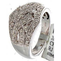 14K White Gold 0.40ctw Diamond Ring