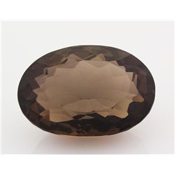 Smoky Topaz Loose Gemstone Oval Cut 112.88 ct