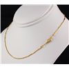 Image 3 : Gold Plated Bar and Beads Chain Necklace