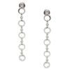Image 1 : 14K White Gold 1.06ctw Diamond Earrings