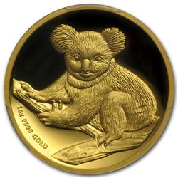 2009-P 1 oz Proof Gold Koala High Relief Gem Proof DCAM