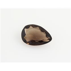 Smoky Topaz Loose Gemstone Pear Cut 12.24 ct