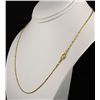 Image 1 : Gold Plated Bar and Bead Chain Necklace