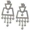 Image 1 : 18K White Gold 0.85ctw Diamond Earrings