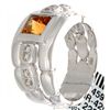 Image 1 : 18K White Gold 1.27ctw Citrine & Diamond Ring
