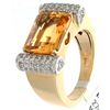 Image 1 : 14K 2Tone Gold 4.49ctw Citrine & Diamond Ring