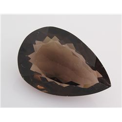 Smoky Topaz Loose Gemstone Pear Cut 95.40 ct