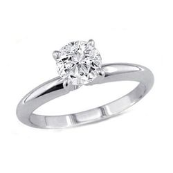 2.00 ct Round cut Diamond Solitaire Ring, I-J, SI2