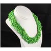 Image 1 : Woven Multi-Strand Natural Chip Beads Necklace