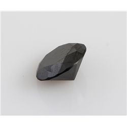 Moissanite Black Diamond Round Cut 5.27 ct, 11.40mm