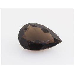 Smoky Topaz Loose Gemstone Pear Cut 19.17 ct