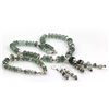 Image 1 : Beautiful Set of Natural Green Tourmaline Necklace, Bra