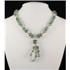 Image 3 : Beautiful Set of Natural Green Tourmaline Necklace, Bra
