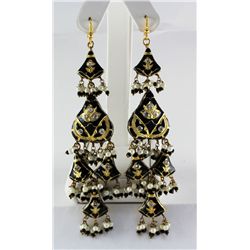 21.23GRAM INDIAN HANDMADE LAKH FASHION EARRING