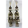 Image 1 : 21.23GRAM INDIAN HANDMADE LAKH FASHION EARRING