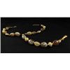 Image 1 : Natural Stone Agate Cabochon Handmade Necklace