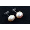 Image 2 : 15.01CTW LAVENDER RICE PEARL EARRING PHILIPPINES