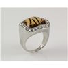 Image 1 : Retro Vintage Boro Semi Precious Mens Ring