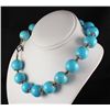 Image 2 : Big Bold Statement Turquoise Necklace