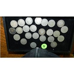 box of U.S. Liberty head "V" nickels various dates and
