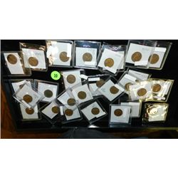 Tray of U.S. coins, various denomination, dates and