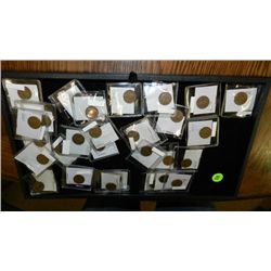 Tray of U.S. coins, various denomination, dates and