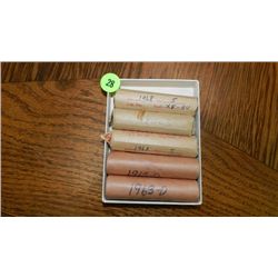 Tray of U.S. coins, various denomination, dates and