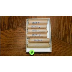 Tray of U.S. coins, various denomination, dates and