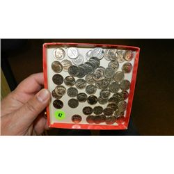 Tray of U.S. coins, various denomination, dates and