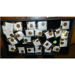 Tray of U.S. coins, various denomination, dates and