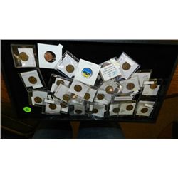 Tray of U.S. coins, various denomination, dates and