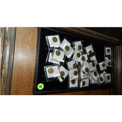 Tray of U.S. coins, various denomination, dates and