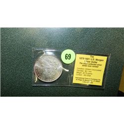 US 1897 Morgan silver dollar