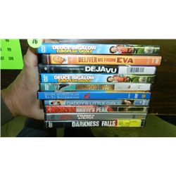 nice group of 10 DVD's various titles, previously