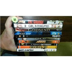 nice group of 10 DVD's various titles, previously