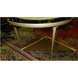 round folding poker card table SSR