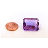 Image 1 : 30 ct & up Amethyst Emerald Cut ctw 30.90