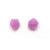 Image 1 : 12 ct & up Natural Pink Spinels Pentagon Shaped Loose Stone (12.85) 2Pcs