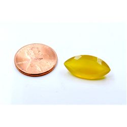 7 ct & up Gold Color Chalcedony Loose Stone (7.18)